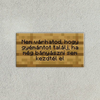 Minecraft Tábla